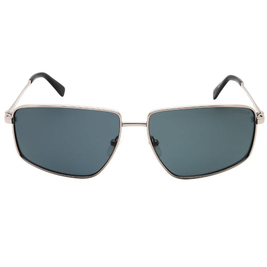 Guess Gu00088 08D Shiny Gunmetal  / Smoke Polarized Sunglasses One Size