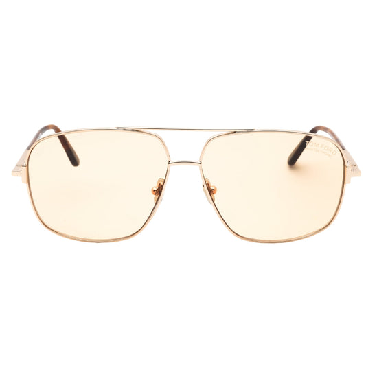 Tom Ford FT1096 Tex 28E shiny rose gold / brown Sunglasses Male 62X13X140 One Size