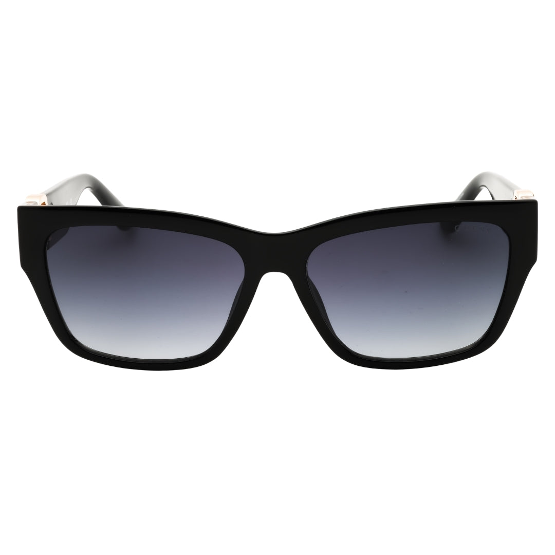 Guess GU00105 01B shiny black  / gradient smoke Sunglasses Female 56X15X140 One Size
