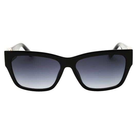 Guess GU00105 01B shiny black  / gradient smoke Sunglasses Female 56X15X140 One Size