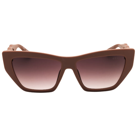 Guess GU00111 58F Matte Beige / Gradient Brown Sunglasses Female 56X14X130 One Size