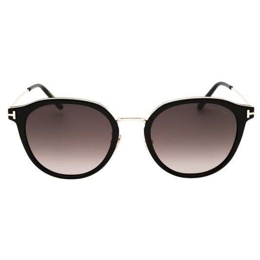 Tom Ford FT1143-K 01F shiny black  / gradient brown Sunglasses  54X21X145 One Size