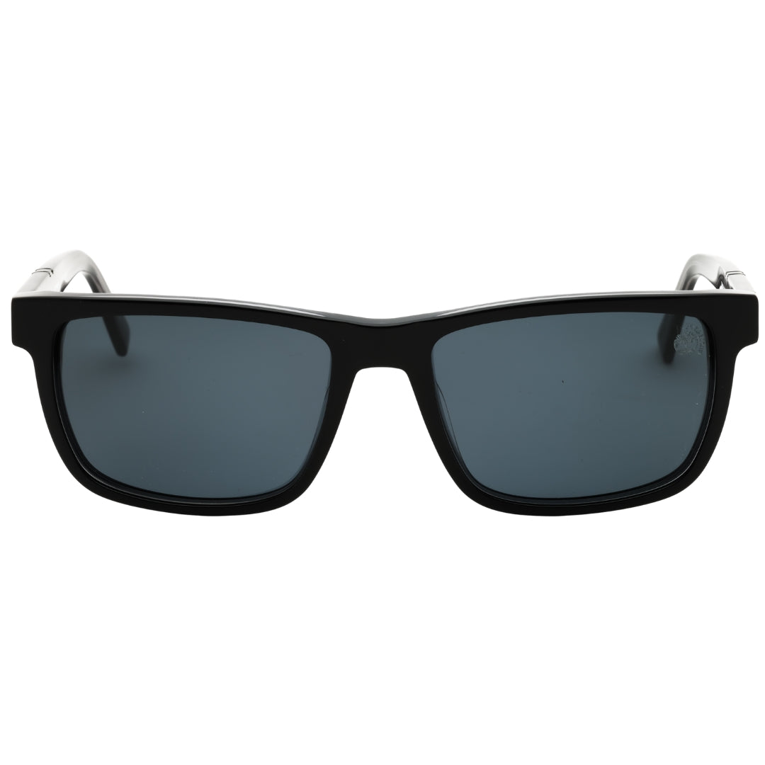 Timberland Tb00020 01D Shiny Black  / Smoke Polarized Sunglasses 55X17X140 One Size