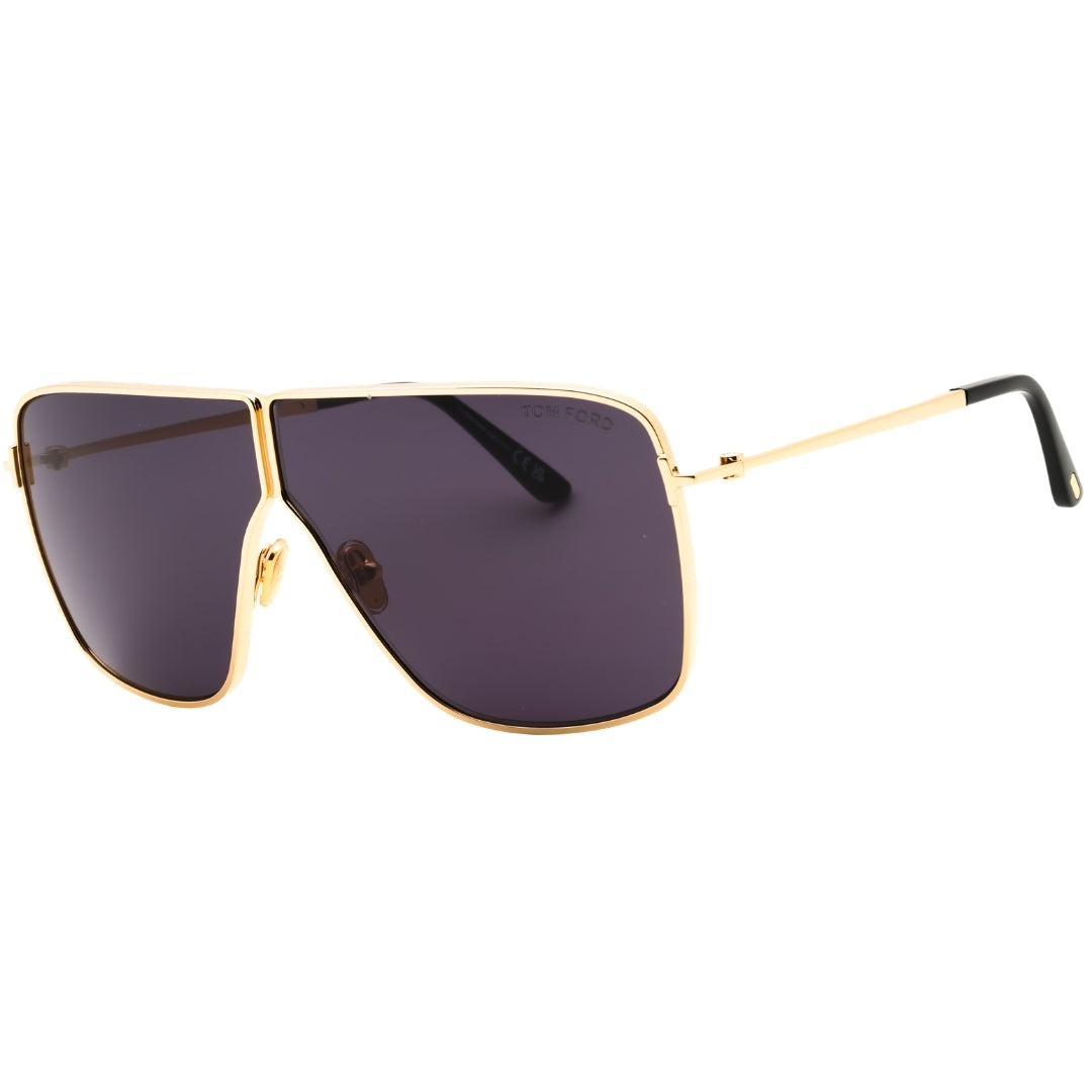 Tom Ford FT1159 30A shiny deep gold / smoke Sunglasses  68X3X135 One Size