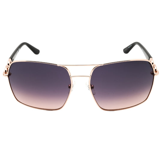 Guess GU00159 28B shiny rose gold / gradient smoke Sunglasses Female 63X17X130 One Size
