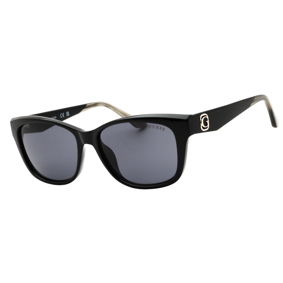 Guess GU00145 01A shiny black  / smoke Sunglasses Female 54X16X140 One Size