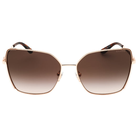 Guess GU00192 28F shiny rose gold / gradient brown Sunglasses Female 59X16X140 One Size