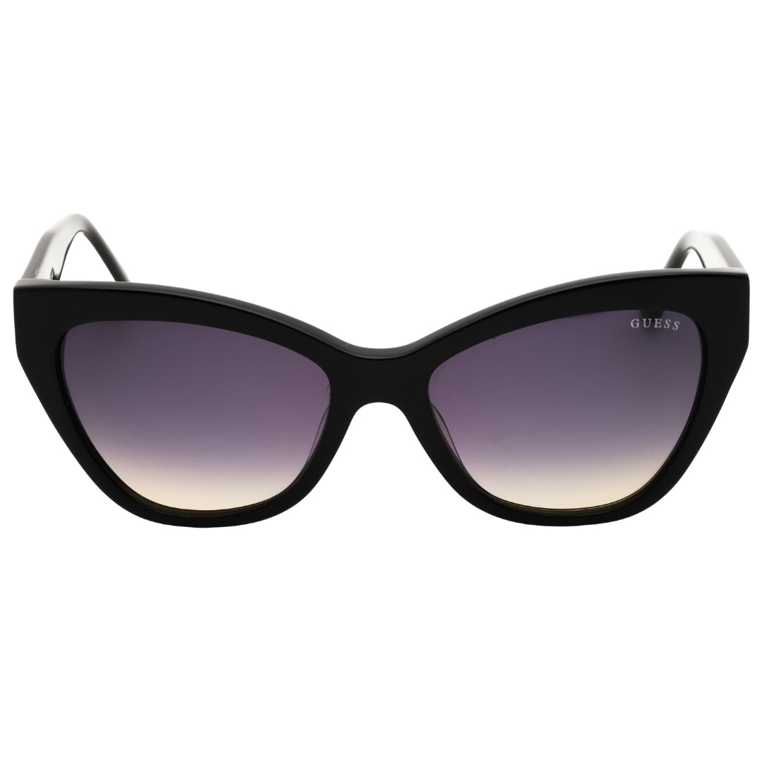 Guess GU00204 01B shiny black  / gradient smoke Sunglasses 55X17X140 One Size