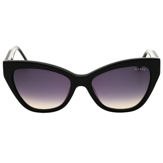 Guess GU00204 01B shiny black  / gradient smoke Sunglasses 55X17X140 One Size