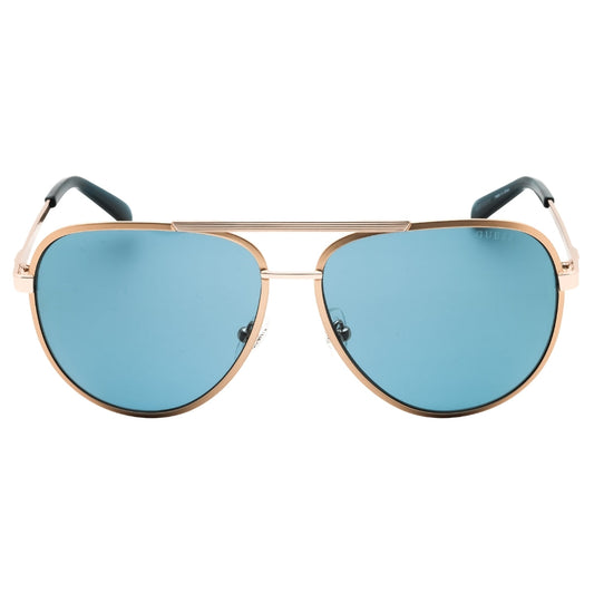 Guess GU00209 33V gold/other / blue Sunglasses Male 61X14X145 One Size