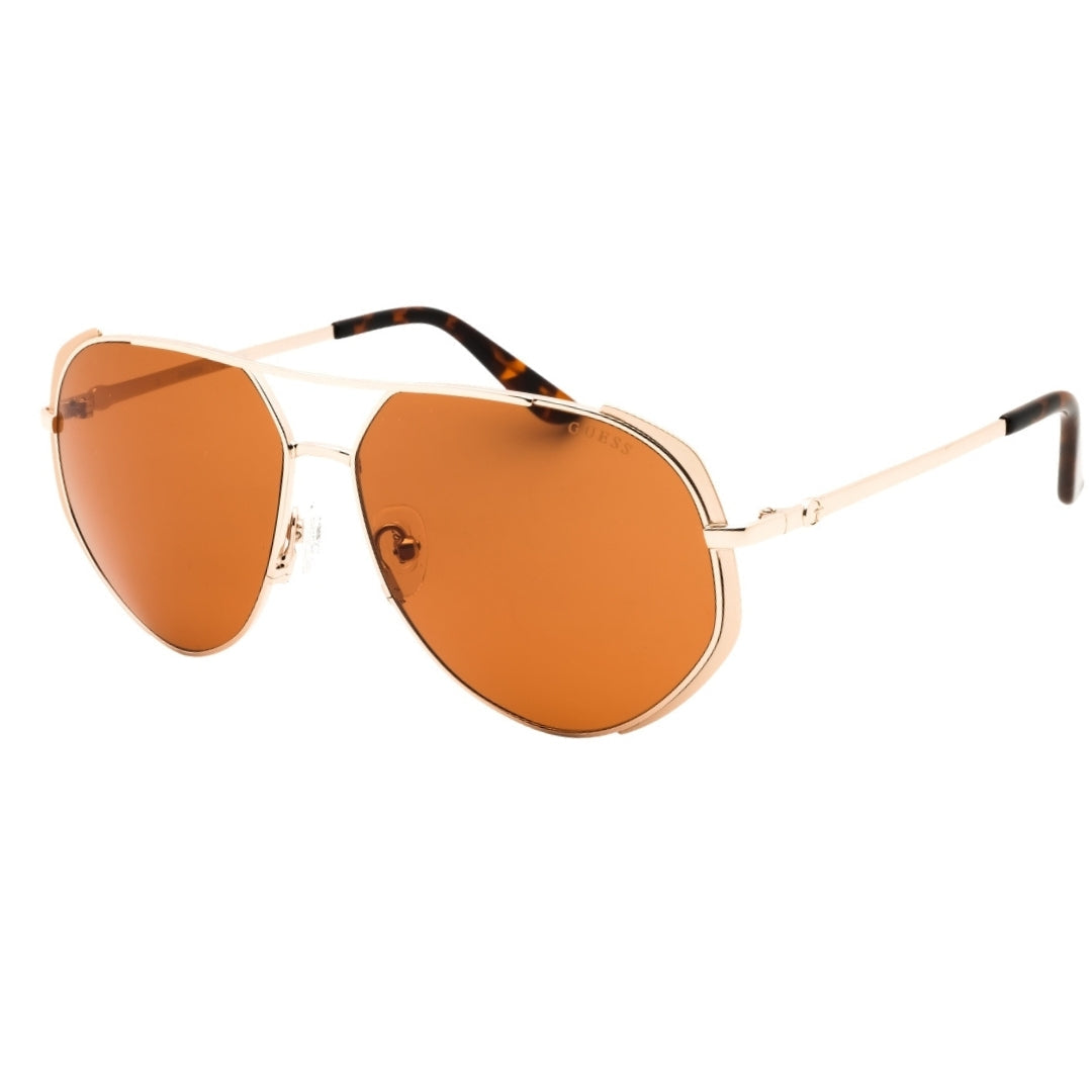 Guess GU00219 32E gold / brown Sunglasses Female 59X13X140 One Size