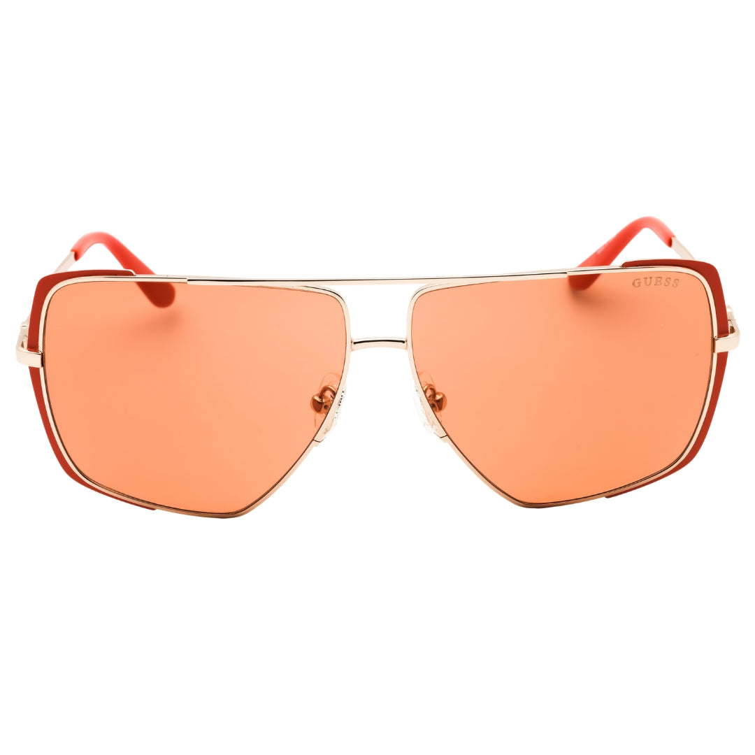 Guess GU00220 43E matte orange / brown Sunglasses Female 62X12X140 One Size