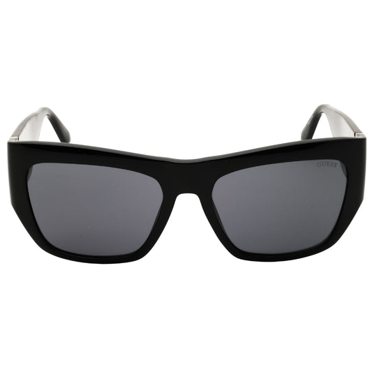 Guess GU00252 01A shiny black  / smoke Sunglasses 54X17X135 One Size