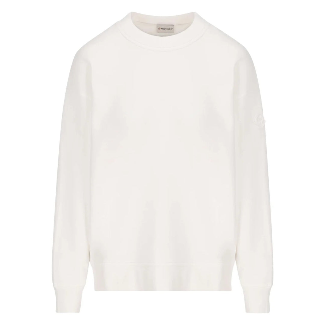 Moncler Womens 8G00031809Kx 034 Sweatshirt White