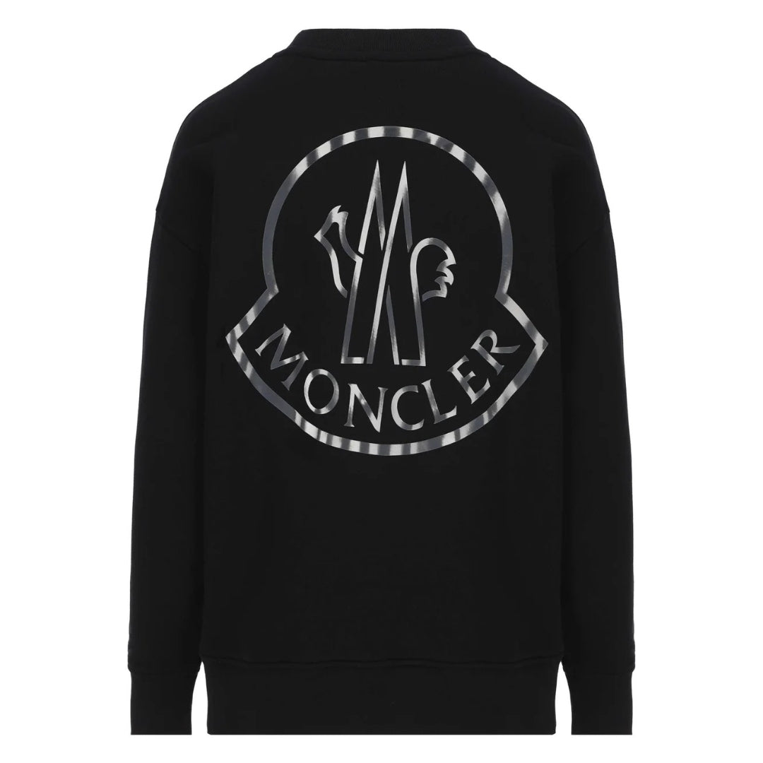 Moncler Womens 8G00031809Kx 999 Sweatshirt Black - Style Centre Wholesale