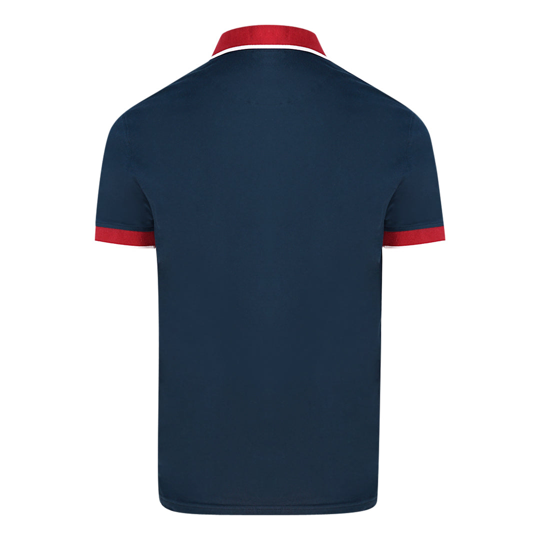 North Sails Colour Block Navy Blue Polo Shirt 9024100800