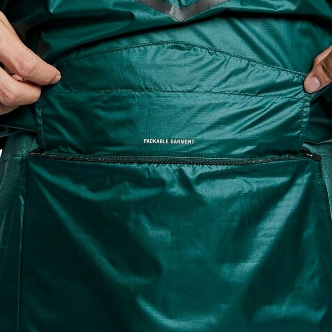 NIKE 933419-372 SIV 372 DARK GREEN NIKE STANDARD FIT CONVERTIBLE L/S TOP/JACKET 933410 MENS S