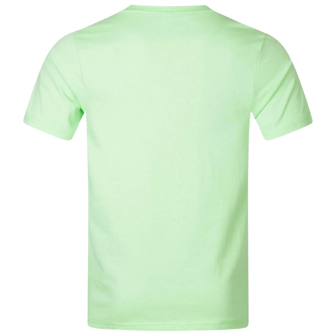 Moschino Taped Shoulder Logo Green T-Shirt L