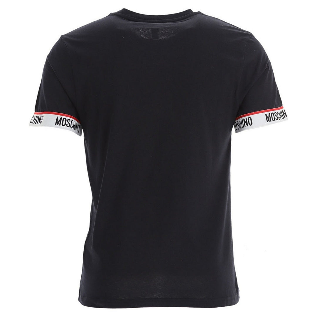 Moschino Taped Sleeve Logo Black T-Shirt S