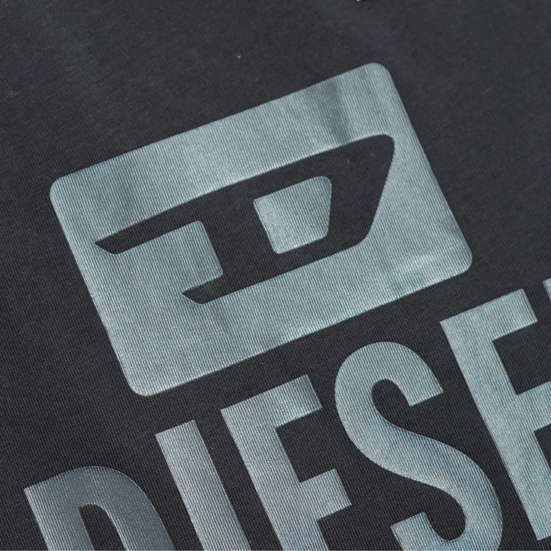 Diesel T Diego Tone On Tone Caviar T Shirt 900 Black - Style Centre Wholesale