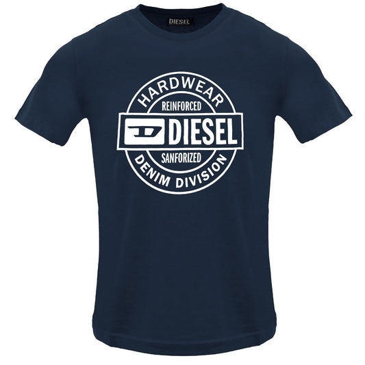 Diesel T Just 250218 Off Total Eclipse T Shirt 81E Navy Blue