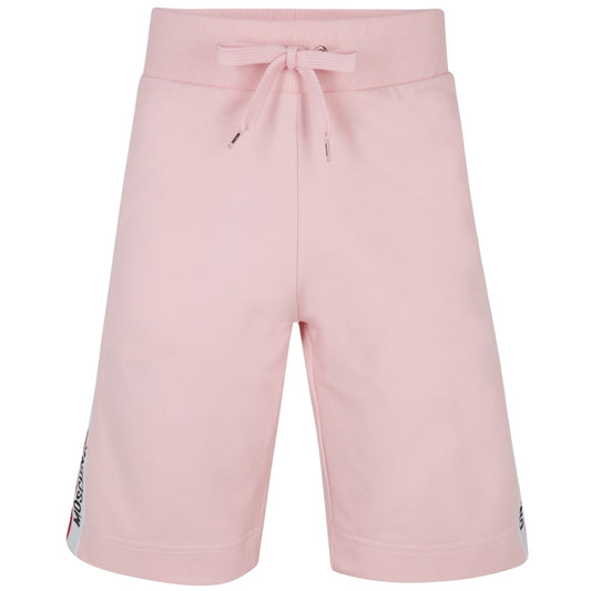 Moschino Branded Tape Legs Pink Shorts A6885 4409 0227 - Style Centre Wholesale