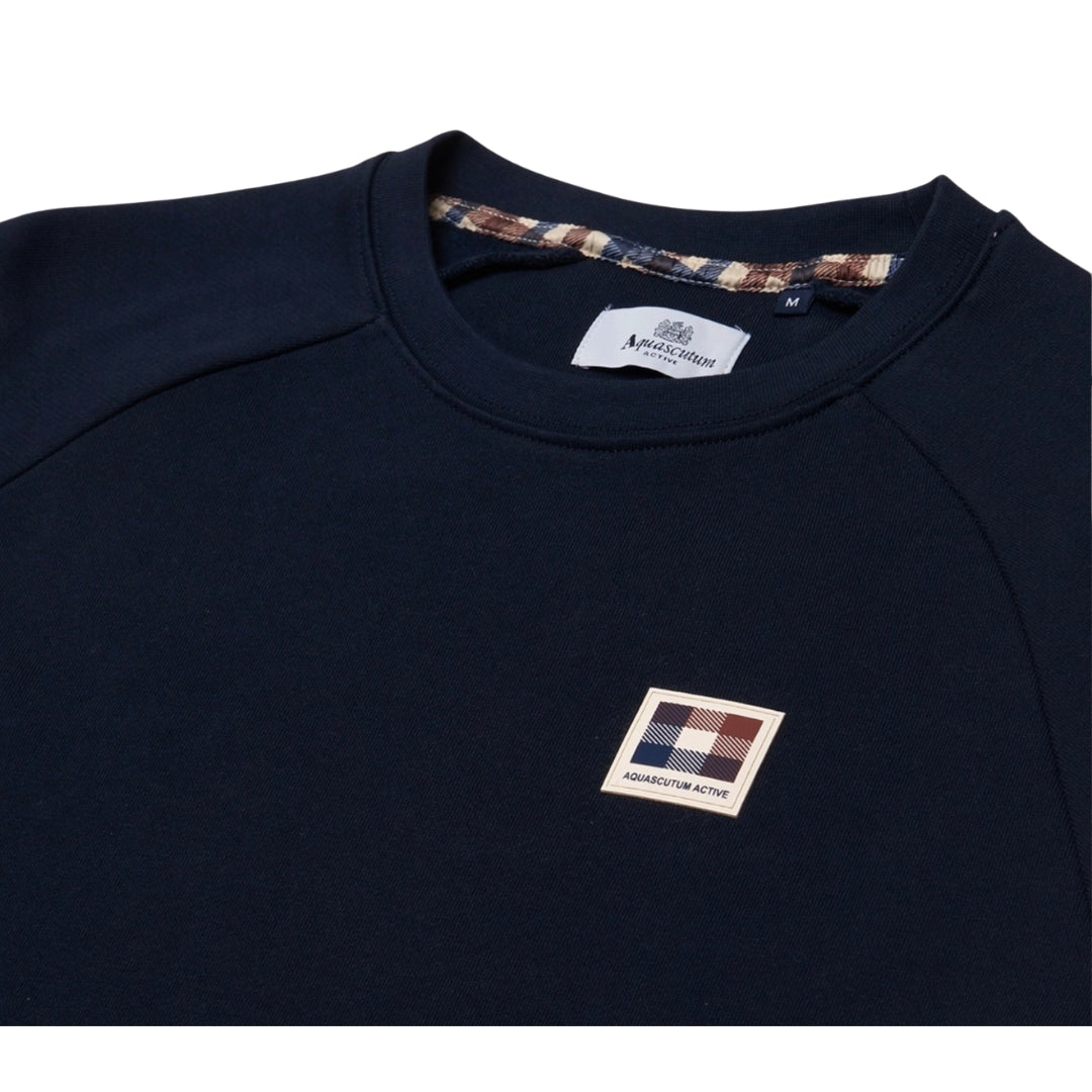 Aquascutum Active Patch Crewneck Navy S