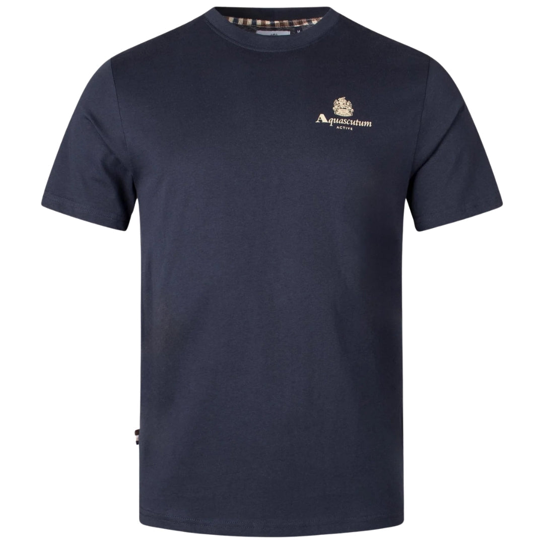 Aquascutum Active Small Logo T-Shirt Navy S