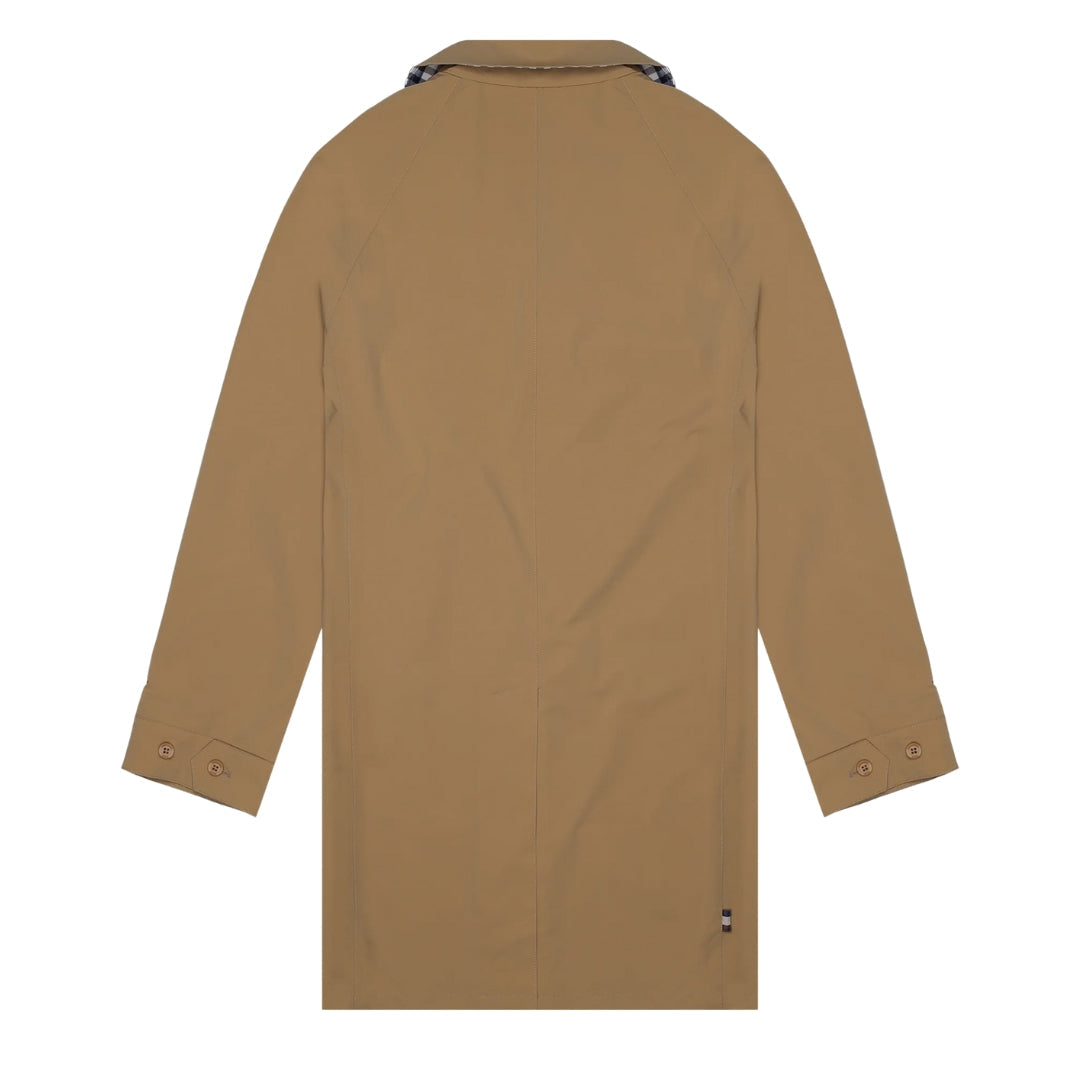 Aquascutum Active Stretch Caban Trench Coat Khaki M