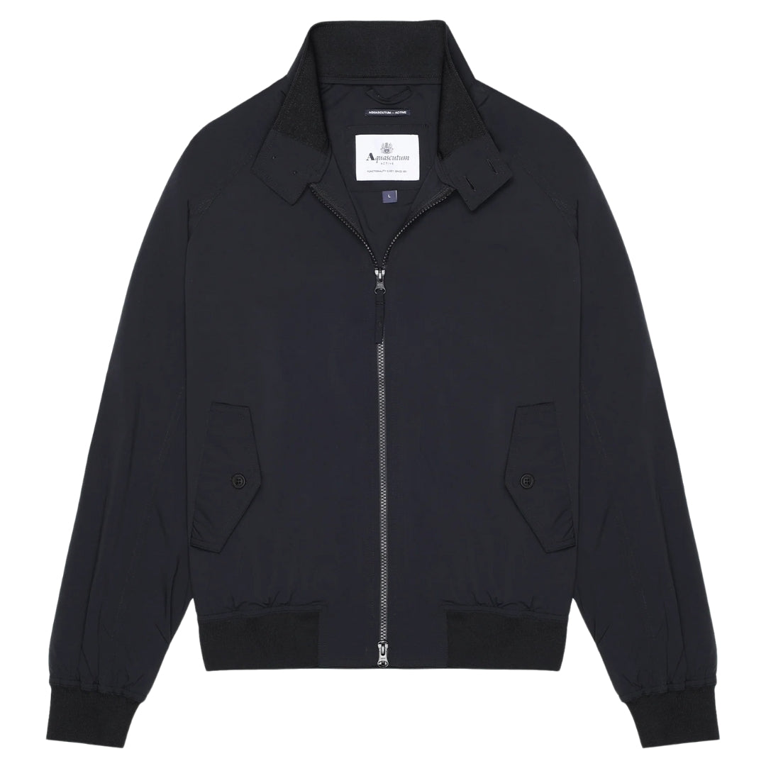 Aquascutum Active Stretch Harrington Black Aa_B005_Jk011_16 Mens