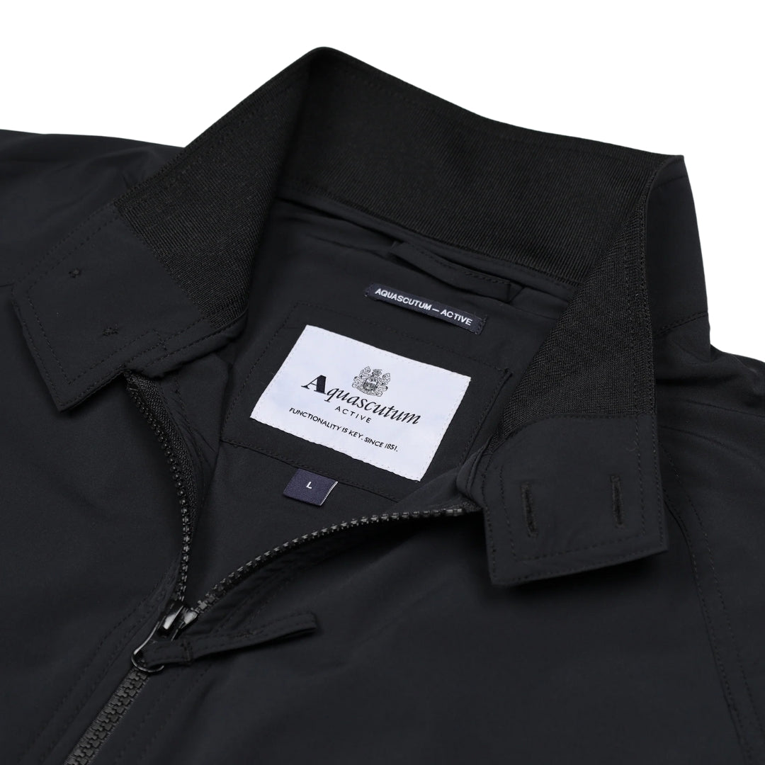Aquascutum Active Stretch Harrington Black Aa_B005_Jk011_16 Mens