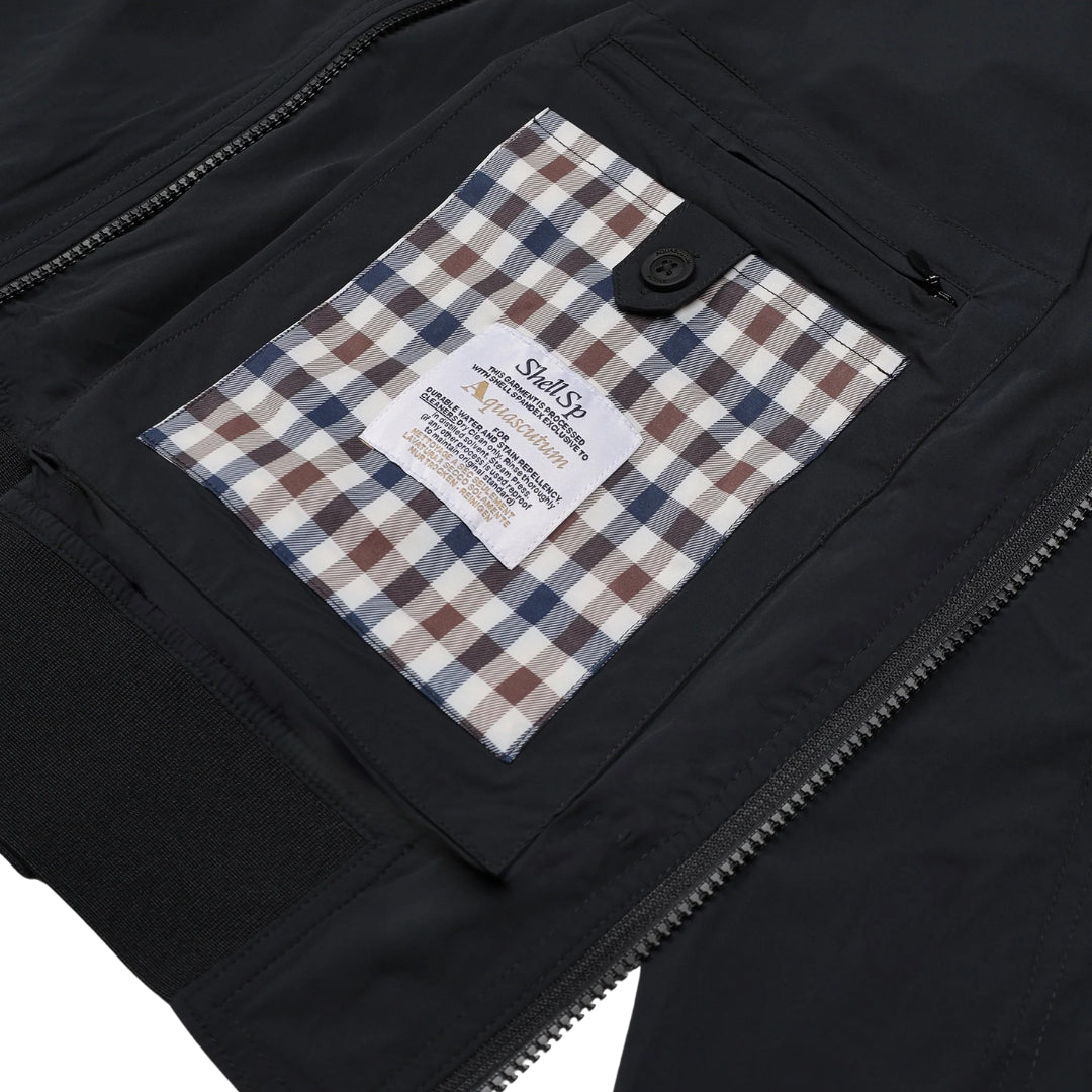 Aquascutum Active Stretch Harrington Black Aa_B005_Jk011_16 Mens