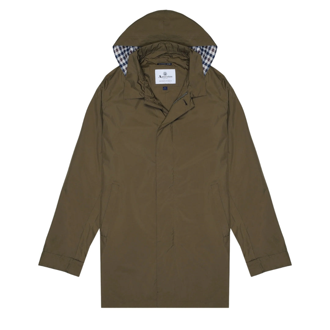 Aquascutum Active Rlg Packable Trench Army Green Aa_B005_Jk014_06 Mens - Style Centre Wholesale