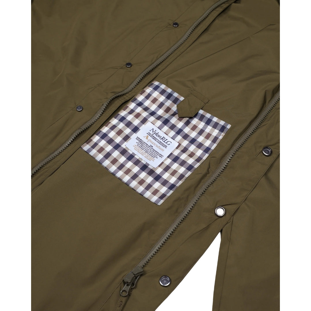 Aquascutum Active Rlg Packable Trench Army Green Aa_B005_Jk014_06 Mens - Style Centre Wholesale