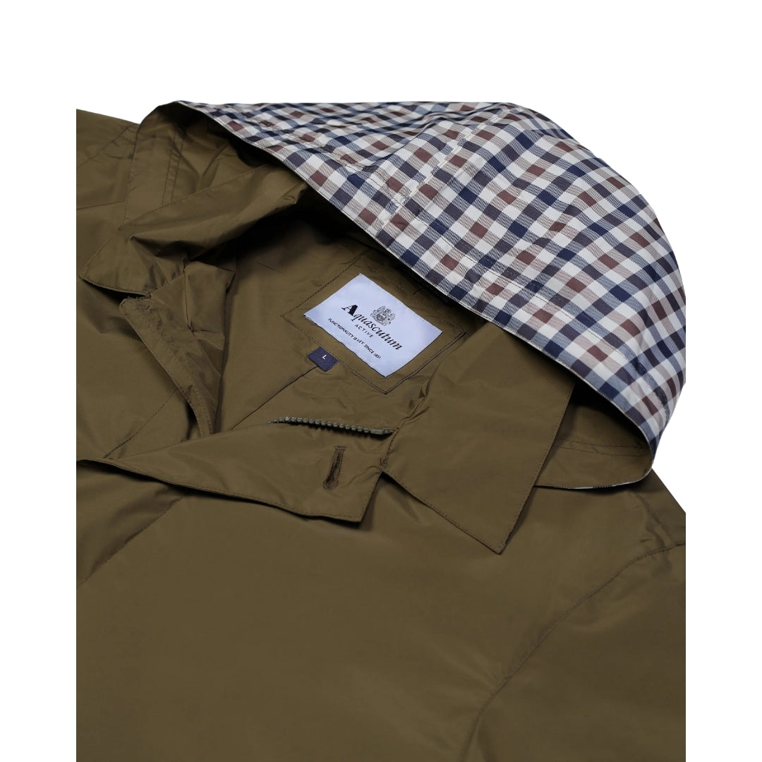 Aquascutum Active Rlg Packable Trench Army Green Aa_B005_Jk014_06 Mens - Style Centre Wholesale