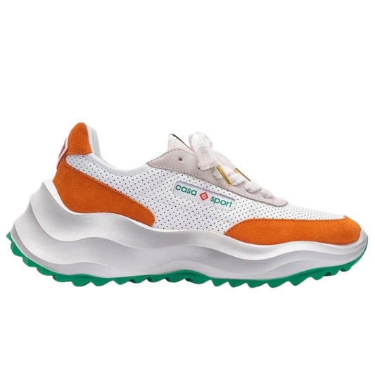 Casablanca Atlantis Sneaker White Orange Af22 Snk 002 02 4 002 White Shoes Womens