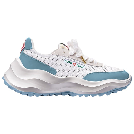 Casablanca Atlantis Sneaker White Light Blue As23 Snk 015 04 015 White Shoes Mens