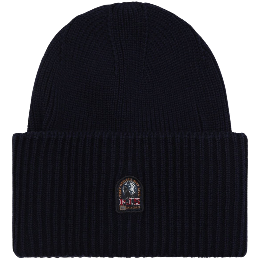 Parajumpers Achille Dark Navy Blue Beanie - Style Centre Wholesale