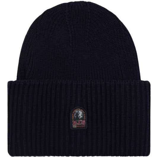 Parajumpers Achille Dark Navy Blue Beanie - Style Centre Wholesale