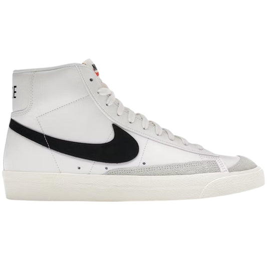 Nike Blazer Mid 77 VNTG Black Logo White Sneakers UK 7