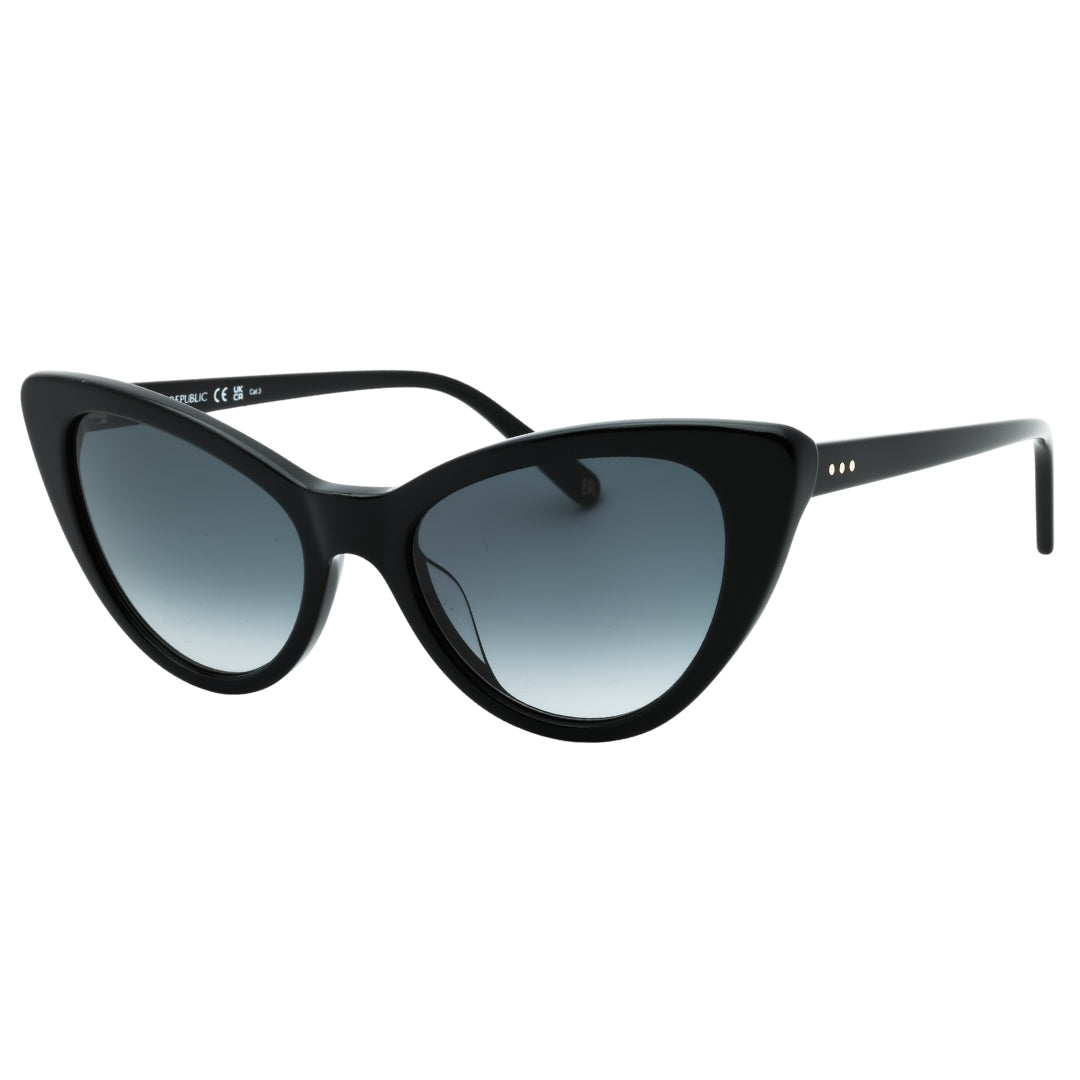 Banana Republic Dark Grey SF Lens Black Cat Eye Sunglasses One Size