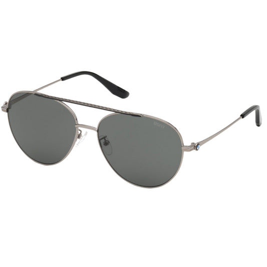 Bmw Bw0006 14D Shiny Light Ruthenium Smoke Polarized Sunglasses - Style Centre Wholesale