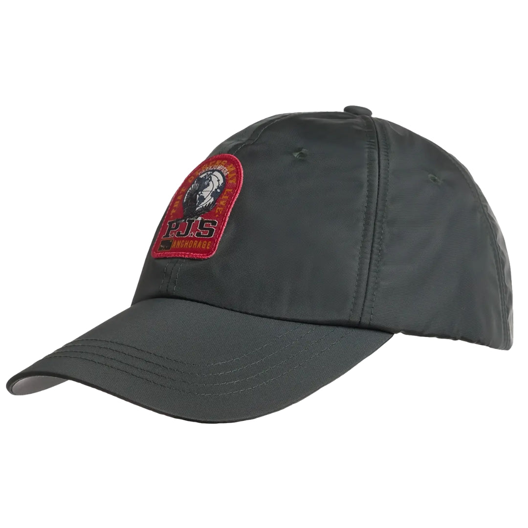 Parajumpers Patch Logo Lead Black Cap Bravo Cap
