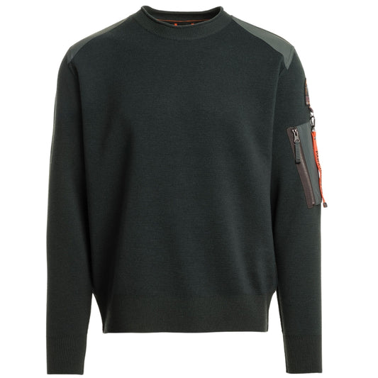 Parajumpers Braw Design Dark Green Gables Sweatshirt L