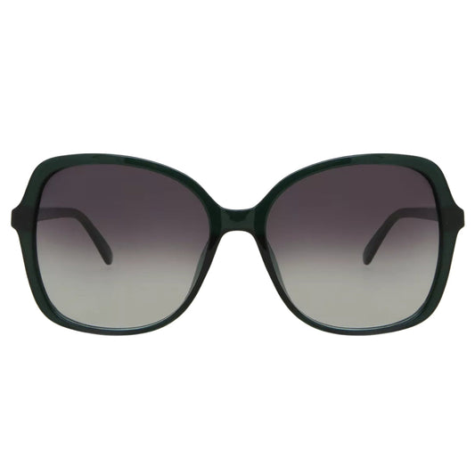 Calvin Klein Emerald Frame Grey Gradient Lens Sunglasses CK19561S 360 - Style Centre Wholesale