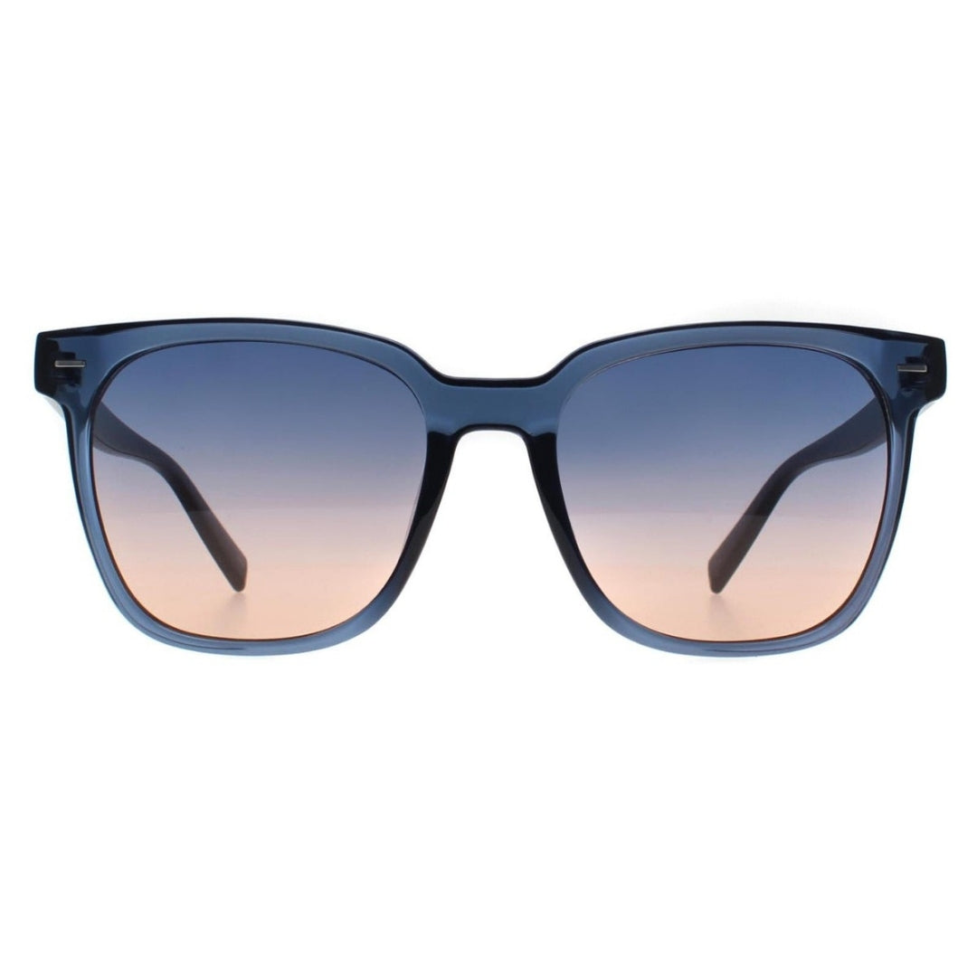 Calvin Klein Crystal Navy Frame Navy Peach Gradient Lensed Sunglasses CK20519S 410