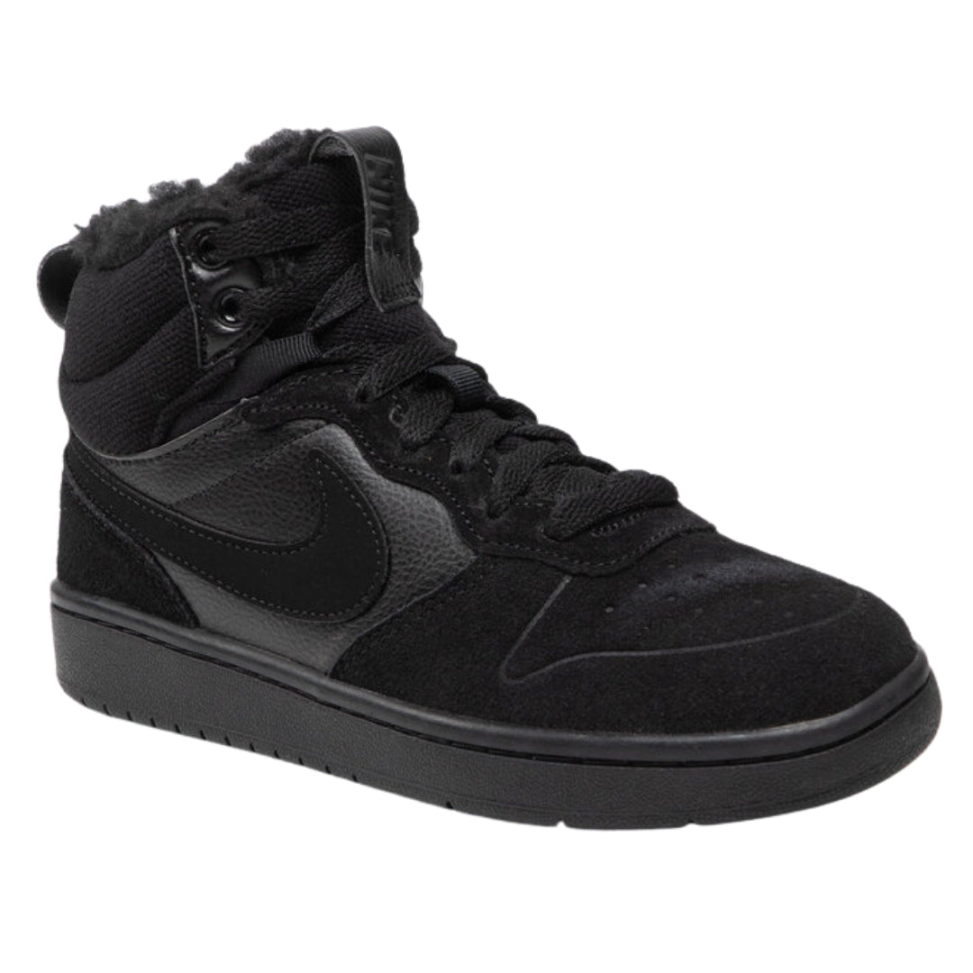 Nike Cq4023 001 001 Black Trainer Court Borough Mid 2 Boot Bg UK 4