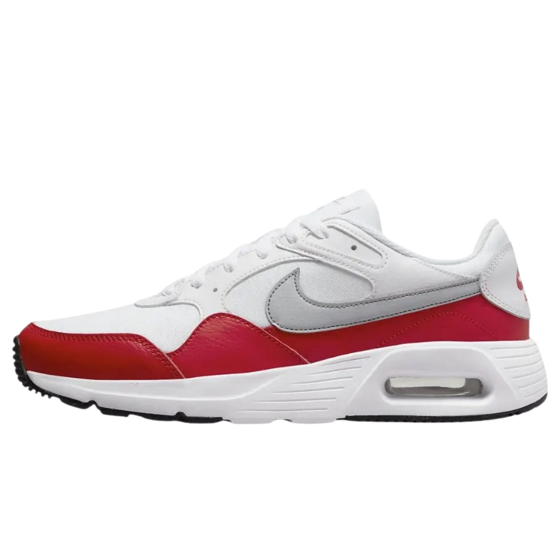 NIKE CW4555 107 Nike Air Max SC WHITE/RED/GREY TRAINER MENS UK 6.5