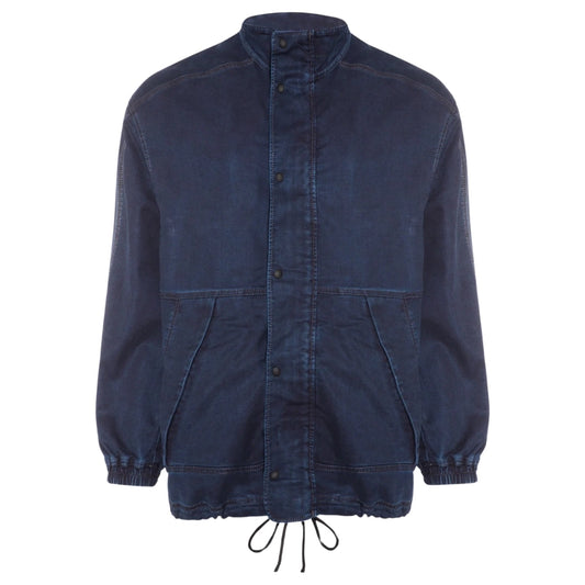 Diesel Plain Navy Blue Jogg Jean Denim Jacket L