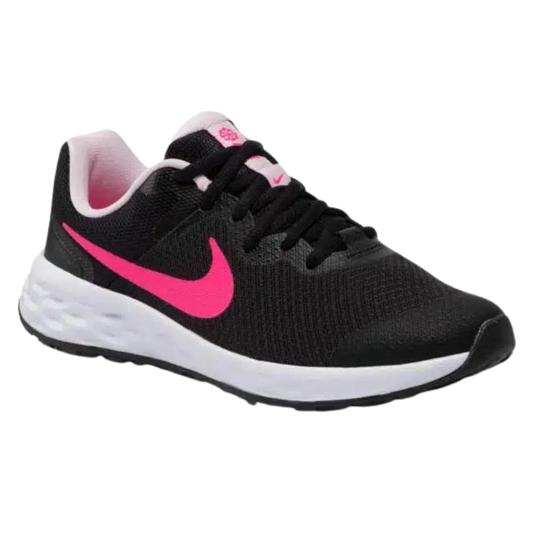 Nike  Dd1096 007 007 Black/Pink Trainer Nike Revolution 6 Nn  (Gs) UK 3